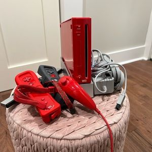 Red Wii game system
